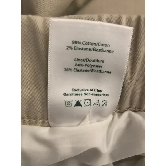 JAG On The Go Skort Women's 20W Mid Rise Stone NEW - Picture 7 of 7